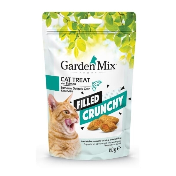 Garden Mix Somonlu İçi Dolgulu Kedi Ödül Maması 60gr