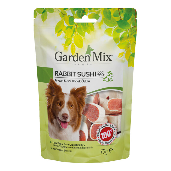 Garden Mix Tavşan Etli Sushi Köpek Ödül Maması 75gr